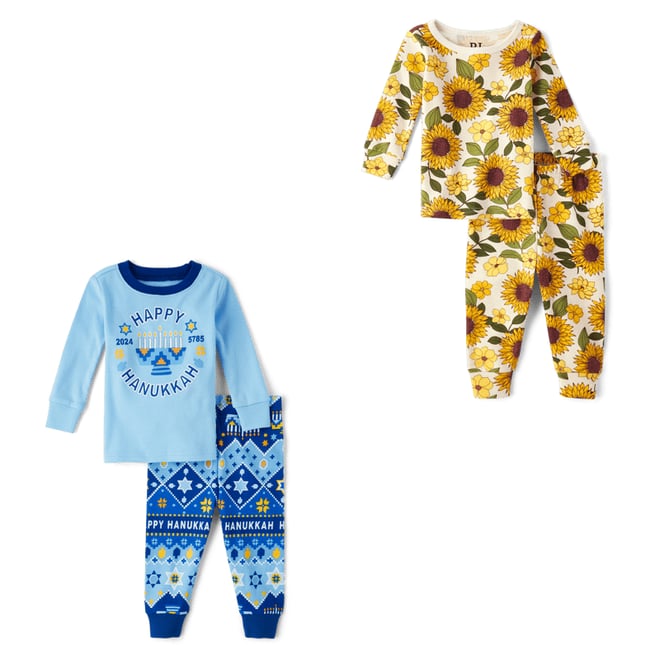 The children's place hanukkah pajamas sale
