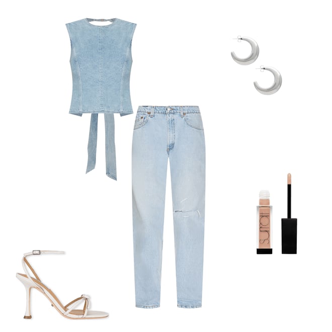 1st bundle featuring 4 items which compliment Dani Baggy Customs Jeans