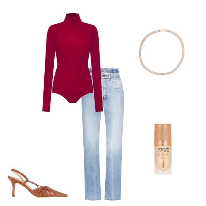 3rd bundle featuring 4 items which compliment Ballet Turtleneck Bodysuit