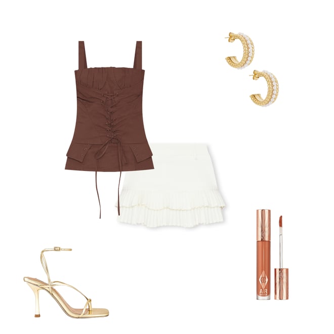 2nd bundle featuring 4 items which compliment Double Ruffle Mini Skort