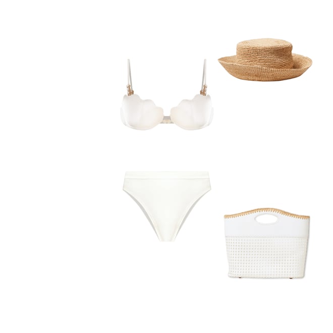 1st bundle featuring 3 items which compliment Sunrise Shell Bikini Top