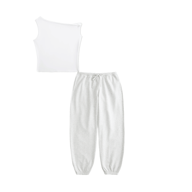 Asymmetrical Off-the-Shoulder Top