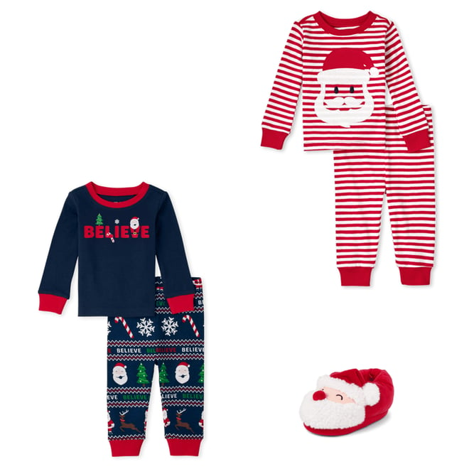 Unisex Baby And Toddler Matching Family Christmas Long Sleeve Believe Snug Fit Cotton Pajamas MULTI The Children s Place CA