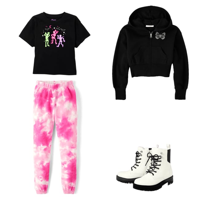 3rd bundle featuring 3 items which compliment Tween Girls Fleece Cropped Zip Up Hoodie