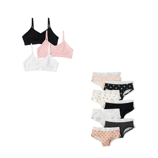 1st bundle featuring 1 items which compliment Girls Floral Hipster Underwear 7-Pack