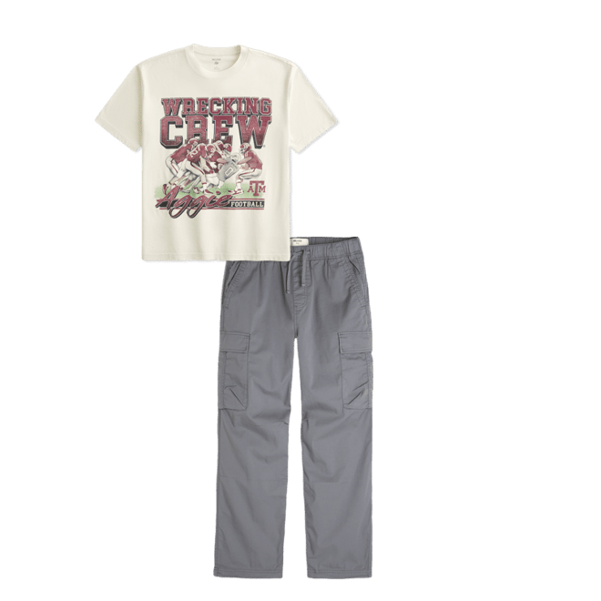 Boxy Texas A&M University Graphic Tee