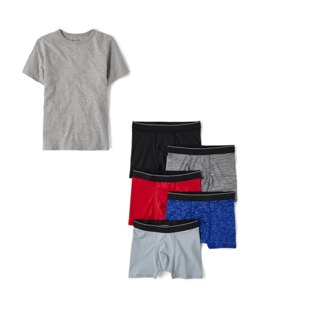 1st bundle featuring 1 items which compliment Boys Performance Boxer Brief Underwear 5-Pack