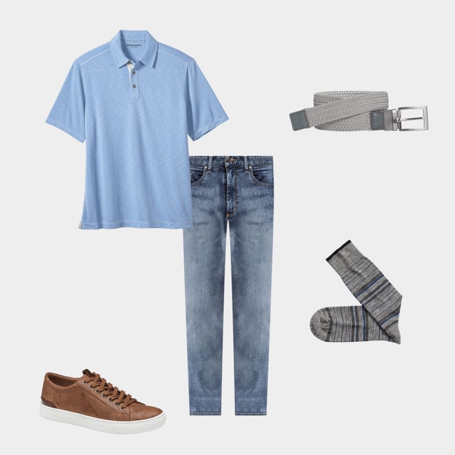 1st bundle featuring 4 items which compliment Heather Stripe Socks