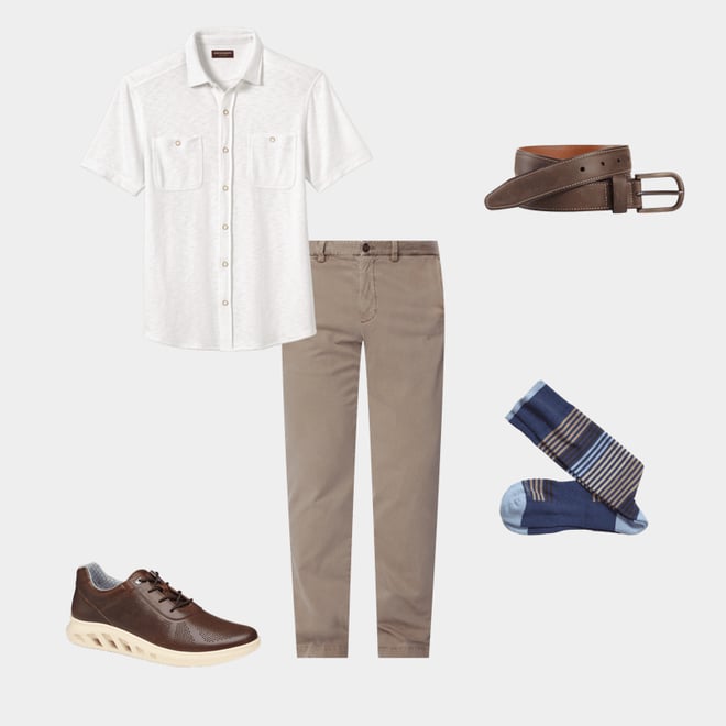 6th bundle featuring 4 items which compliment First In Comfort Heather Stripe Socks
