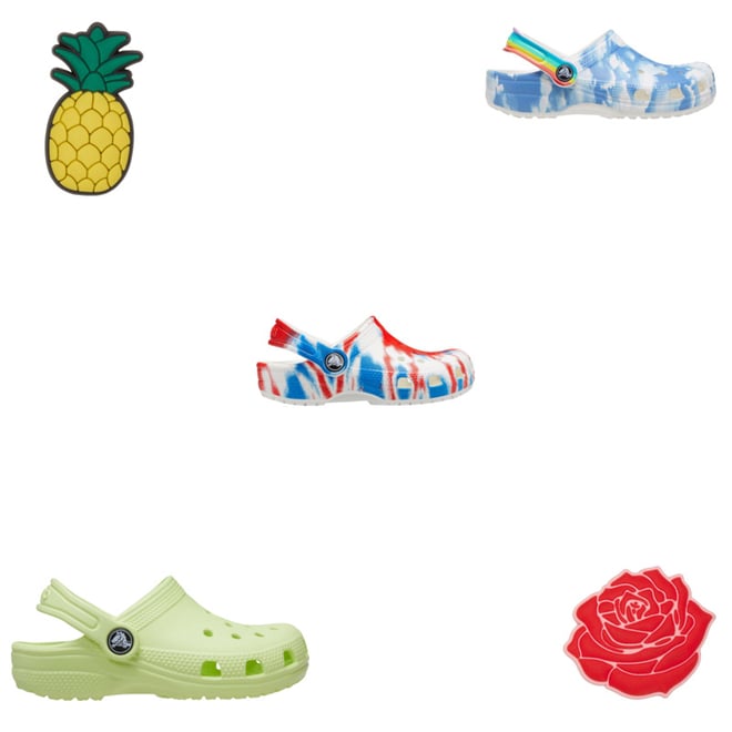 pineapple crocs