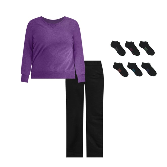 Hanes women's plus size sweatshirts online