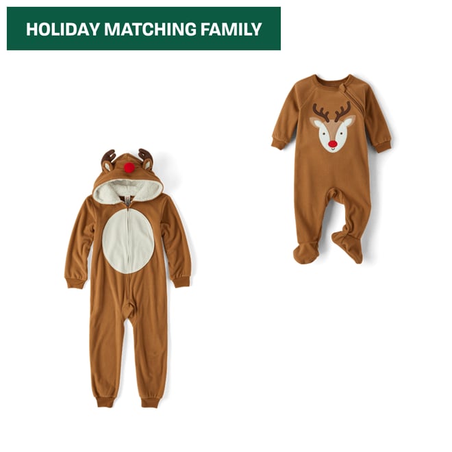 Reindeer hooded pajamas clearance