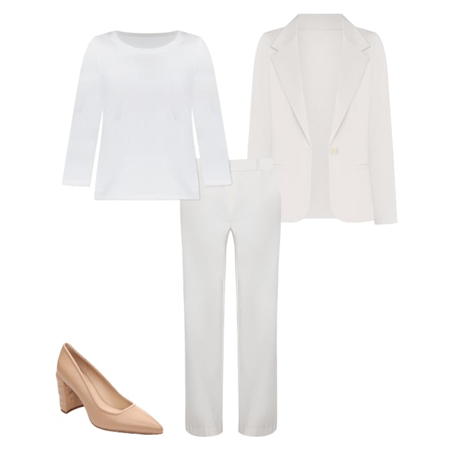 2nd bundle featuring 3 items which compliment 3/4 Sleeve Scoop Kneck Knit Tee