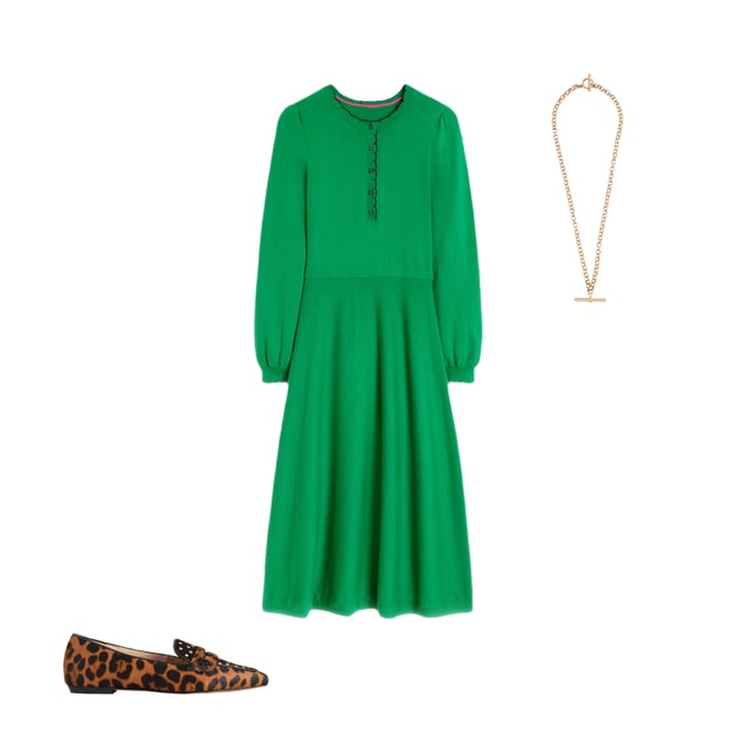 2nd bundle featuring 2 items which compliment Scallop Henley Knitted Dress