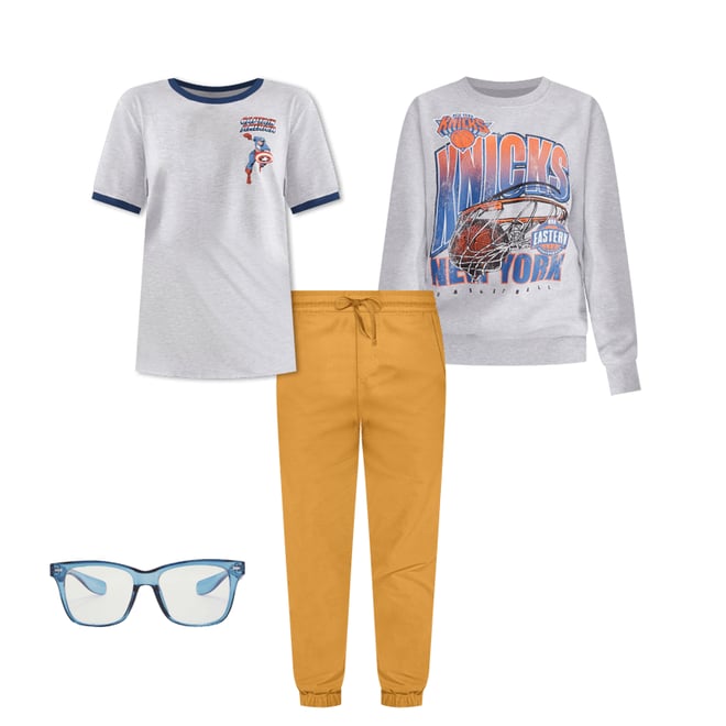 New York Knicks Net Crew Sweatshirt