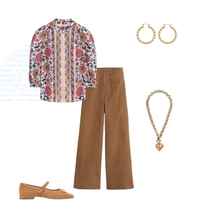 5th bundle featuring 4 items which compliment Alicia Linen Top-Ivory Botanical Sprig