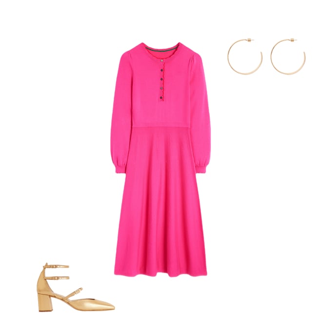 4th bundle featuring 2 items which compliment Multi Strap Block Heel Pump
