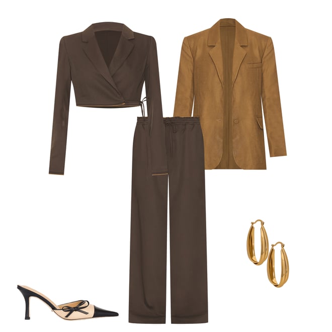 1st bundle featuring 4 items which compliment Drew Blazer