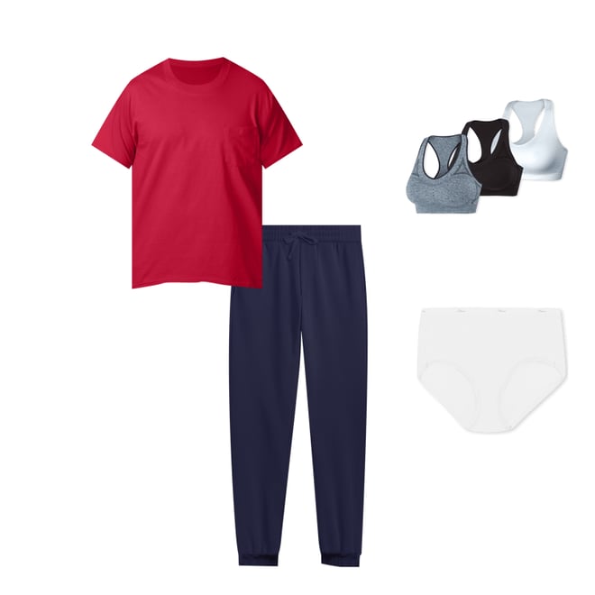 Hanes jogger set sale