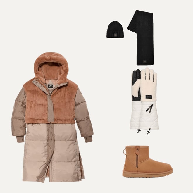 UGG Keeley Conv Puffer Faux Fur Jacket for Women UGG UK
