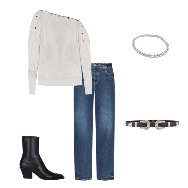 1st bundle featuring 4 items which compliment Bella Low Rise Boyfriend