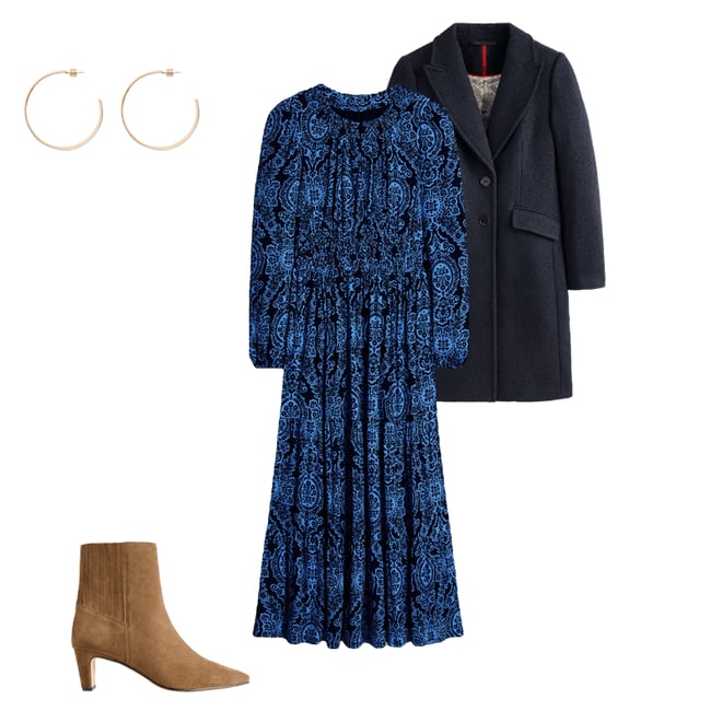 4th bundle featuring 3 items which compliment Back Panel Heeled Ankle Boot