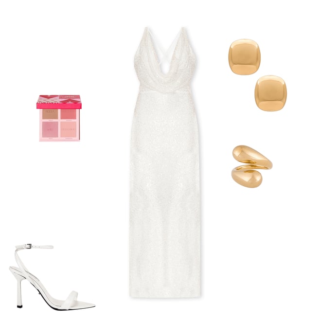 1st bundle featuring 4 items which compliment x REVOLVE Terrence Gown