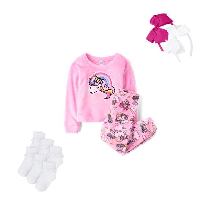 Girls Long Sleeve Penguin Pajamas PINK The Children s Place