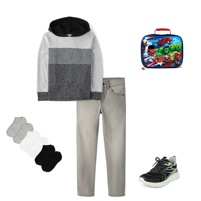 2nd bundle featuring 4 items which compliment Boys Avengers Lunchbox