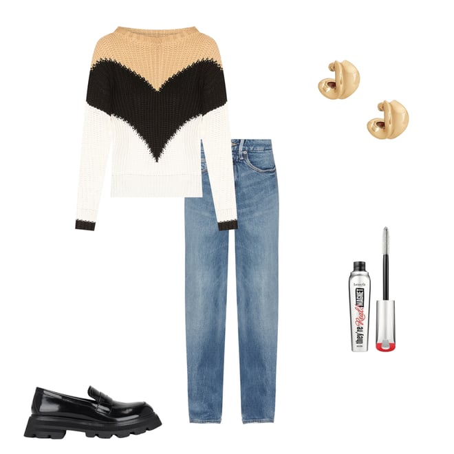 2nd bundle featuring 4 items which compliment Colorblock Sweater