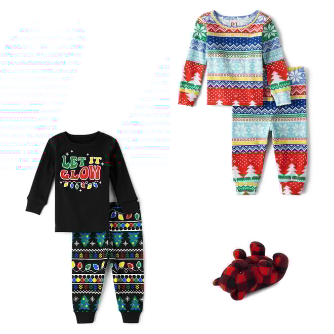 Baby And Toddler Matching Family Glow In The Dark Long
