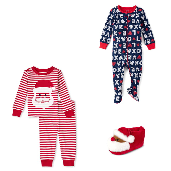 Kids striped christmas pajamas sale