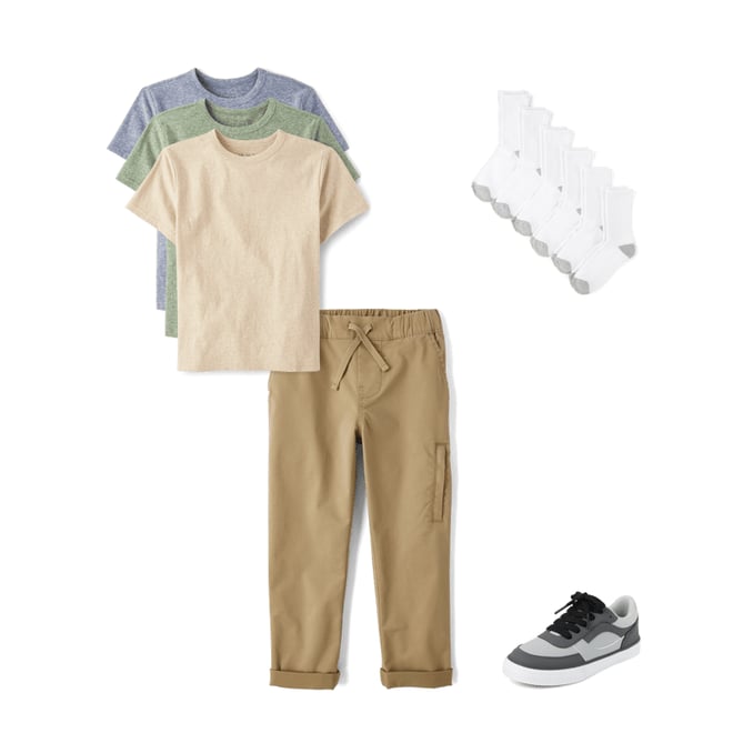 5th bundle featuring 3 items which compliment Boys Marled Top 3-Pack