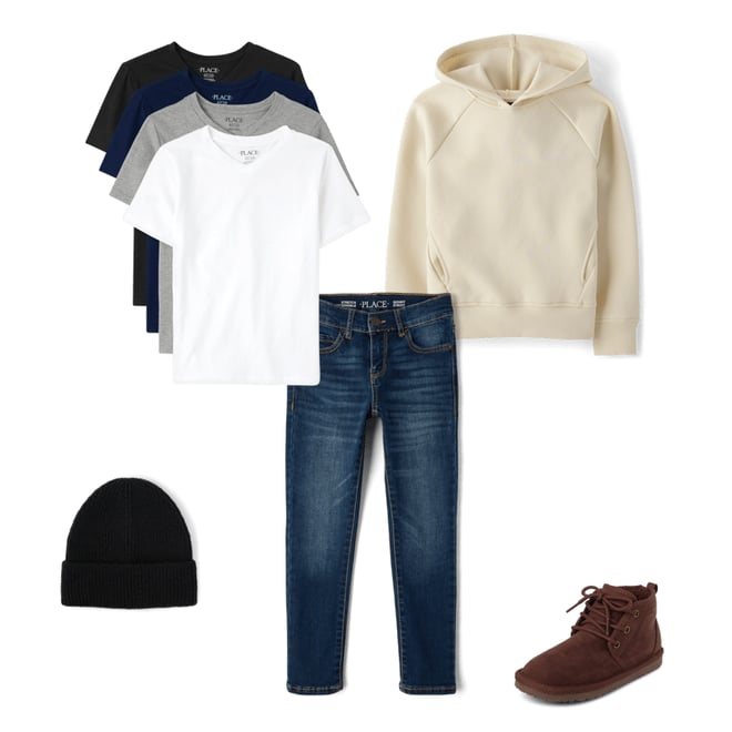 2nd bundle featuring 4 items which compliment Boys Lace Up Teddy Boots