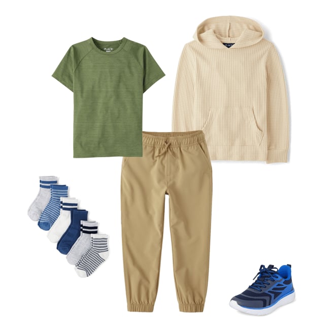 7th bundle featuring 4 items which compliment Boys Quick Dry Pull On Jogger Pants