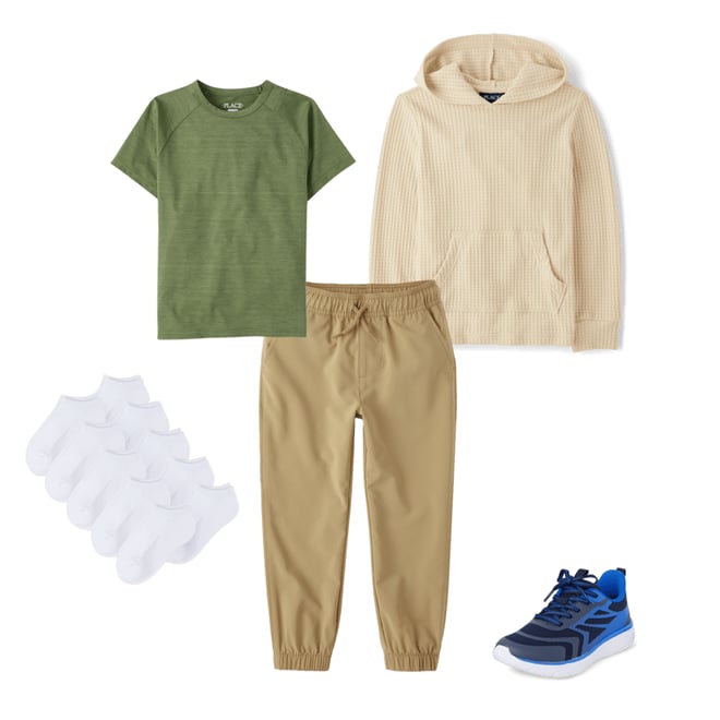 5th bundle featuring 4 items which compliment Boys Ombre Running Sneakers