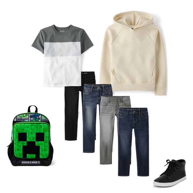 8th bundle featuring 4 items which compliment Boys Straight Jeans 4-Pack