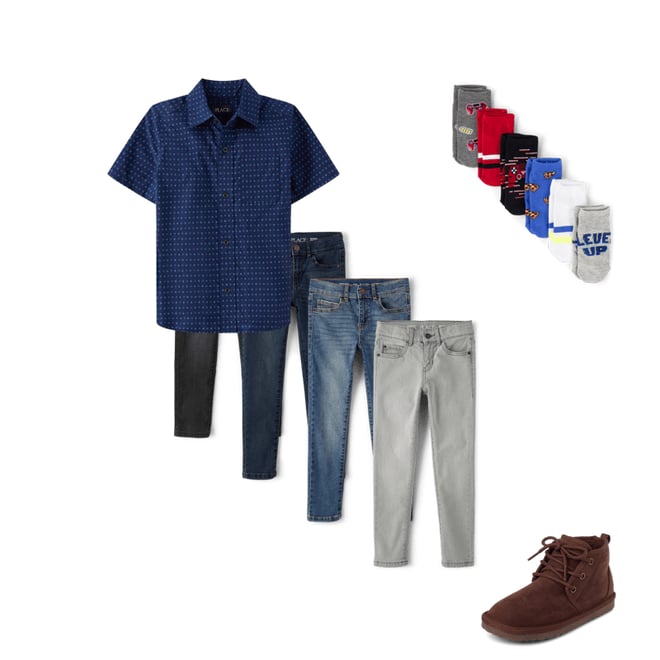 3rd bundle featuring 3 items which compliment Boys Lace Up Teddy Boots