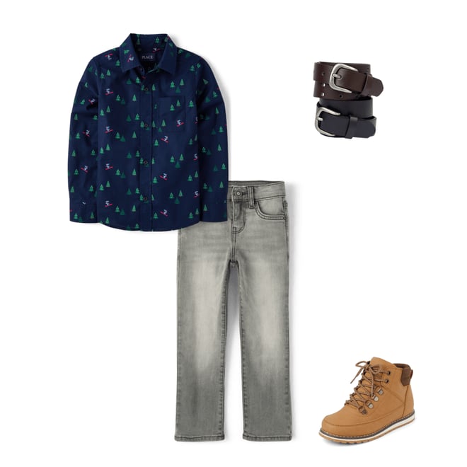 4th bundle featuring 3 items which compliment Boys Straight Jeans