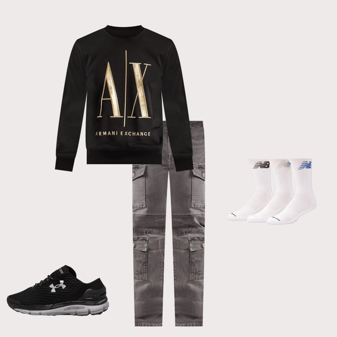 Armani Exchange Icon Logo Crewneck Sweatshirt – DTLR
