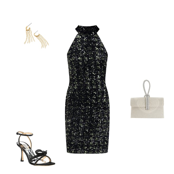Vince camuto sequin bodycon dress sales