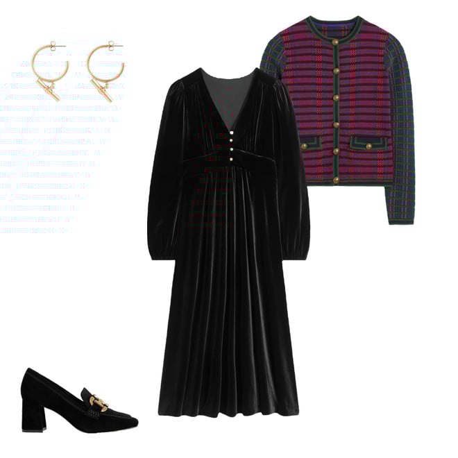 1st bundle featuring 3 items which compliment Holly Knitted Jacket