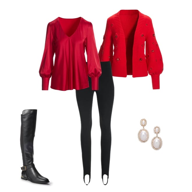 Gem Embellished Cardigan Deep Emerald