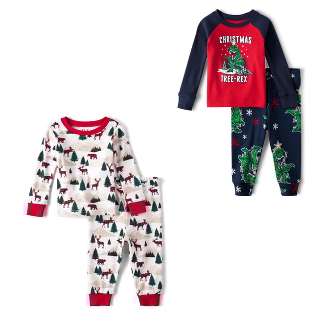 3rd bundle featuring 1 items which compliment Baby And Toddler Matching Family Mountain Snug Fit Cotton Pajamas
