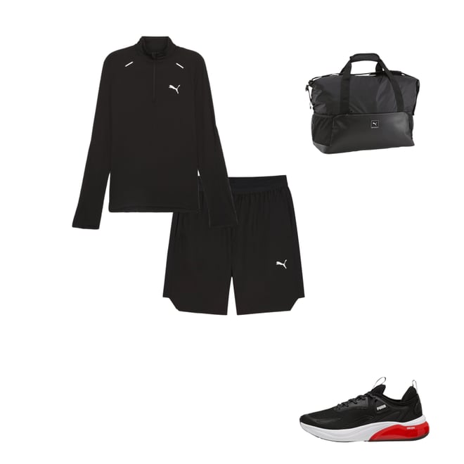 PUMA RUN CLOUDSPUN Men s Quarter Zip Top PUMA