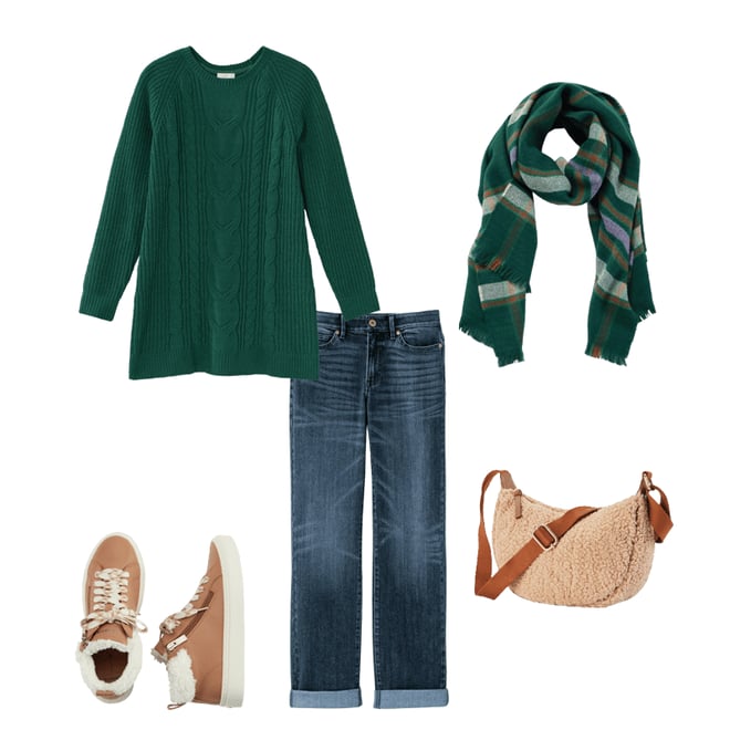 3rd bundle featuring 4 items which compliment J.Jill Relaxed Boyfriend Jeans