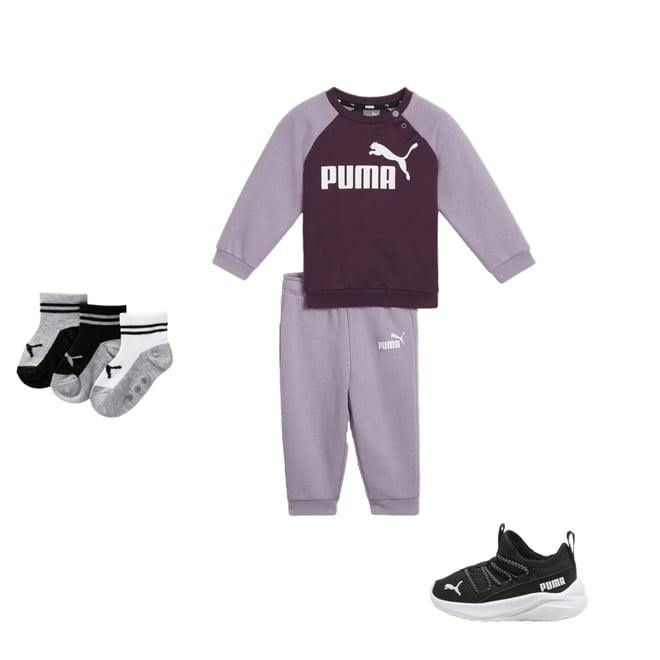 2 Piece Minicats Essentials Raglan Toddlers Jogger Set