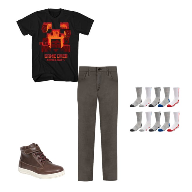 Boys 8 20 Artemis Fowl Neon Warrior Graphic Tee - tan jedi robes pants roblox