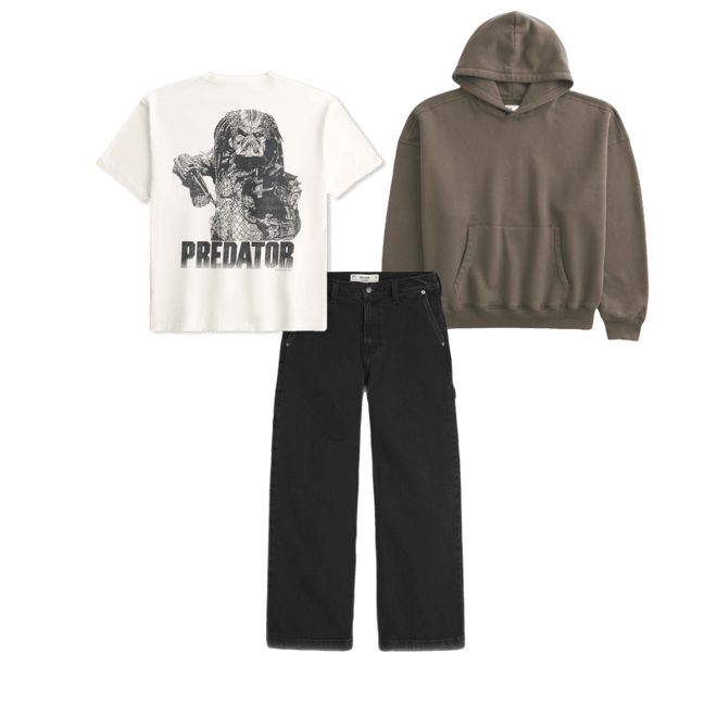 Boxy Cotton Predator Graphic Tee