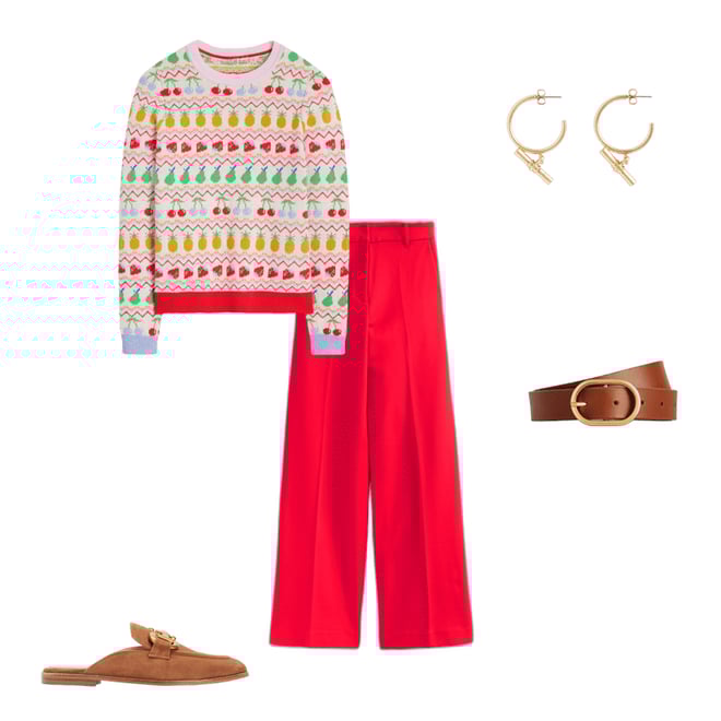 4th bundle featuring 4 items which compliment Westbourne Ponte Trousers